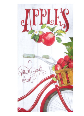 Apple Orchard Bike Terry Towel-Lange General Store