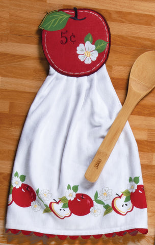 Apple Orchard Hang-Ups Kitchen Towel-Lange General Store