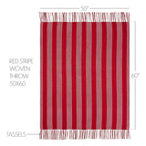 Arendal Red Stripe Throw-Lange General Store