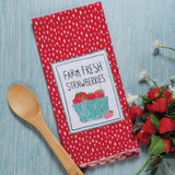 Berry Basket Tea Towel-Lange General Store