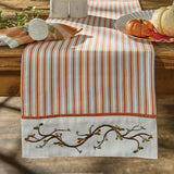 Bittersweet Ticking Stripe Table Runner-Lange General Store