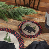 Black Bear Braided Trivet 8" Set-Lange General Store