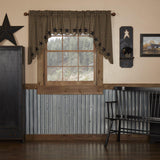 Black Star Swag Curtains-Lange General Store