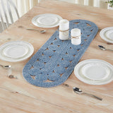 Blended Blue Indoor/Outdoor Table Runners - Lange General Store