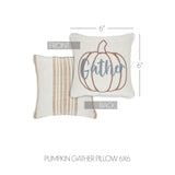 Bountifall Pumpkin Gather Pillow 6"-Lange General Store