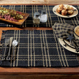 Bridgeton Black Chindi Placemats-Lange General Store