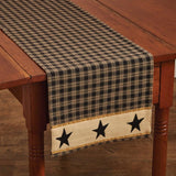 Bridgeton Black Star Table Runners-Lange General Store