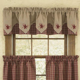 Sturbridge Wine Star Point Valance-Lange General Store