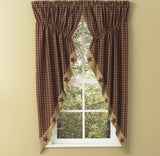 Sturbridge Wine Star Prairie Curtains-Lange General Store