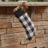 Buffalo Black and White Check Stocking-Lange General Store