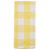 Buffalo Yellow Check Waffle Dishtowel Set-Lange General Store