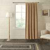 Burlap Natural Blackout Panel Curtain-Lange General Store