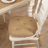 Burlap Natural Chair Pad-Lange General Store