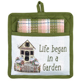 Butterfly Garden Pot Holder Set-Lange General Store