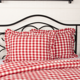 Annie Red Buffalo Check Sham-Lange General Store