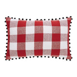 Cherry Ann Check To All A Good Night Pillow 14 x 22-Lange General Store