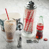 Coca Cola Red White Script Straws-Lange General Store