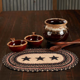 Colonial Star Braided Oval Placemat - Lange General Store