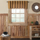 Correll Burgundy & Natural Valance-Lange General Store