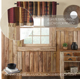 Correll Patchwork Valance-Lange General Store