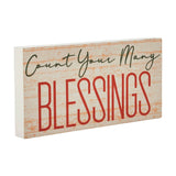 Count Your Many Blessings Sign-Lange General Store