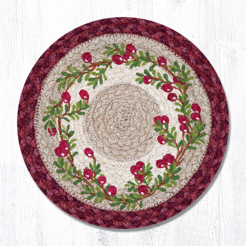 Cranberries Braided Trivet Set-Lange General Store