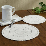 Cream Lace Doily Set of 2-Lange General Store