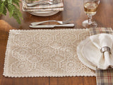 Cream Lace Placemats-Lange General Store