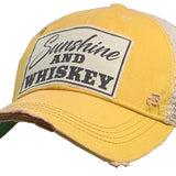 Distressed Trucker Cap - Sunshine and Whiskey-Lange General Store