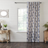 Dorsey Navy Extra Long Panel Curtain-Lange General Store