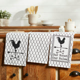 Down Home Our Roost Tea Towel Set of 3-Lange General Store