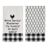 Down Home Whatever I'm Cookin Tea Towel Set of 2-Lange General Store