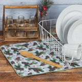 Drying Mat - Woodsy Christmas-Lange General Store