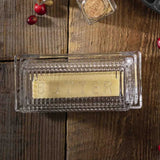 Embossed Butter Dish-Lange General Store