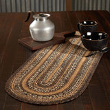 Espresso Braided Table Runner-Lange General Store