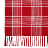 Exton Red Plaid Throw-Lange General Store