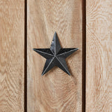 Faceted Metal Star Black - Multiple Sizes-Lange General Store