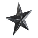 Faceted Metal Star Black - Multiple Sizes-Lange General Store