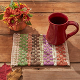 Fall Colors Chindi Trivet 8" Set-Lange General Store