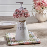 Farmhouse Peonies Soap Dispenser-Lange General Store