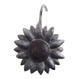 Farmhouse Sunflower Shower Curtain Hooks-Lange General Store