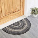 Farmstead Black Collection Braided Rugs - Oval - Lange General Store