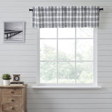 Farmstead Black Plaid Valance - Lange General Store