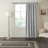 Farmstead Black Blackout Panel Curtain-Lange General Store