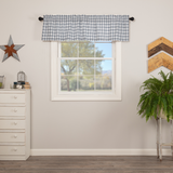 Farmstead Blue Plaid Valance - Lange General Store