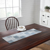 Farmstead Blue Quilted Table Runners-Lange General Store