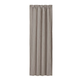 Farmstead Charcoal Ticking Stripe Blackout Panel Curtain-Lange General Store