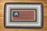 Flag Braided Rectangle Rug-Lange General Store