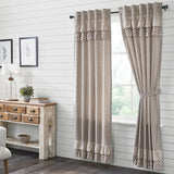 Fleurette Long Panel Curtains-Lange General Store