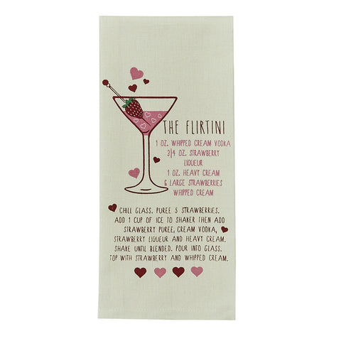 Flirtini Printed Towel-Lange General Store